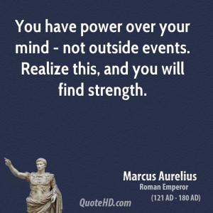 Marcus Aurelius Power Quotes