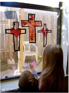 Lent Activity: Craft and guide to talk about Jesus' love during lent ...
