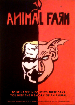... now in the process of reading animal farm by george orwell as a class