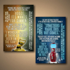 MST3K Crow T Robot and Tom Servo Quotes COMBO PACK: Free Shipping*