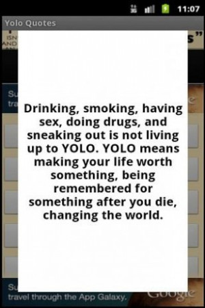 Yolo Quotes and Sayings