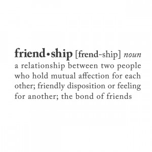 definition of friendship