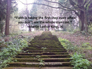 Quote Martin Luther King, Jr take the first step