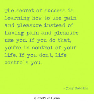 Sayings about success - The secret of success is learning how to use ...