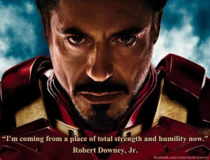 ... to see our sober friend Robert Downey Jr. in Iron Man 3 tomorrow