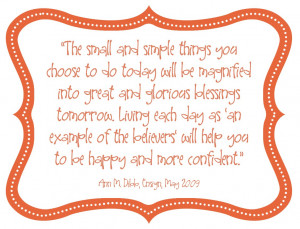 This morning I read this quote via Daily Gems. It immediately brought ...