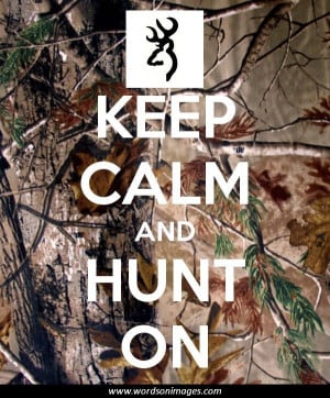 Deer hunting quotes