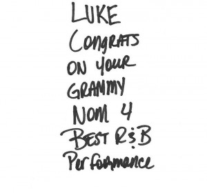 Congrats To Luke James From Bey