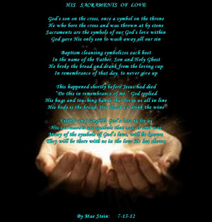HIS SACRAMENTS OF LOVE