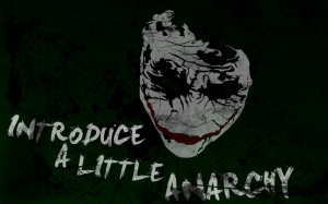 Batman quotes The Joker typography anarchy paint splatter wallpaper ...