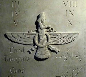 Faravahar, symbol of Zoroastrianism