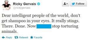 And the testing that is done on animals is probably as close to ...