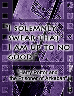 Fantasy movie quote Harry Potter The Prisoner of Azkaban