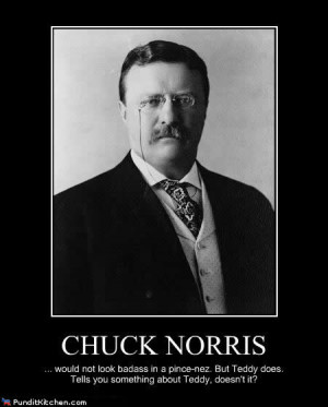 Teddy Roosevelt kicks Ayn Rand's A$$