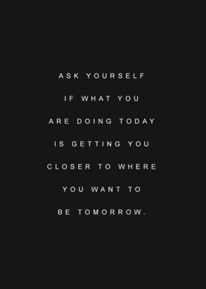 Ask yourself...