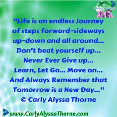 Journey of steps forward-sideways up-down and all around... Dont beat ...