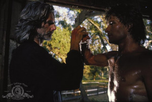 Still of Sam Elliott and Patrick Swayze in Road House