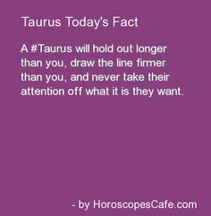 Taurus Daily Fun Fact