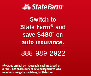 ... local State Farm Agent for an auto insurance quote is 888-989-2922
