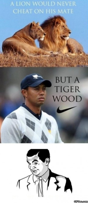 Tiger Woods - Funny Pictures, MEME and Funny GIF from GIFSec.com