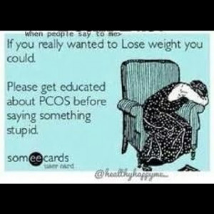 Stole this because I totally love it. #pcos #awareness