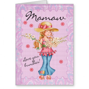 Mamaw Mother Day Card...