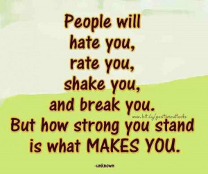 People will hate you... picture quotes image sayings