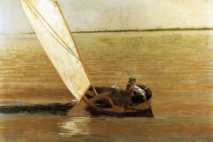 Thomas Eakins Sailing 1875 “My soul is ten thousand miles wide and ...