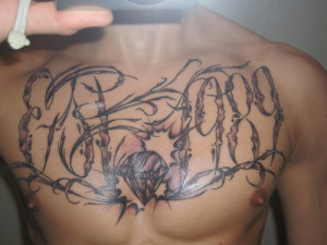 Mgk Chest Tattoo Picture