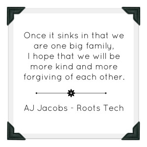 Inspiration from Roots Tech #globalfamilyreunion