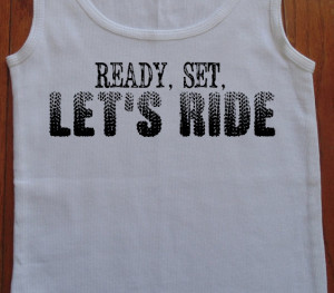 Ready Set Let's Ride Ribbed Tank Country Tank Top - FREE SHIPPING to U ...