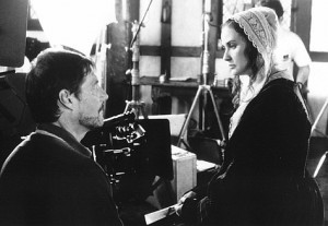 Demi Moore and Roland Joffé in The Scarlet Letter (1995)