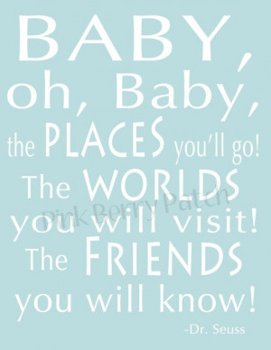 Dr. Seuss nursery quote