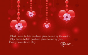 Happy Valentines Day Quote Of Love Picture Image