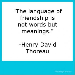 Henry david thoreau, quotes, sayings, on friendship, meanings