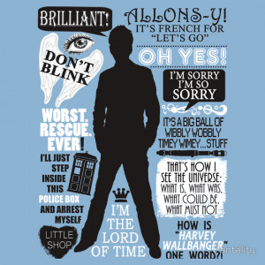 Fantality › Portfolio › Doctor Who - 10th Doctor Quotes