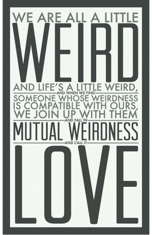 Mutual Weirdness. Dr. Seuss