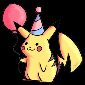 Obligatory Birthday Pikachu By