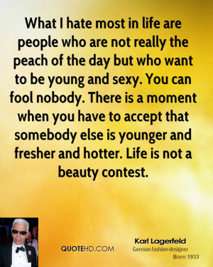What I hate most in life are people who are not really the peach of ...