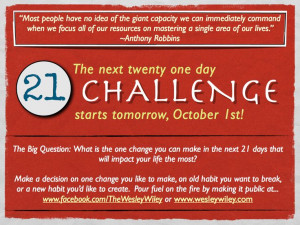 Love the Anthony Robbins Quote.
