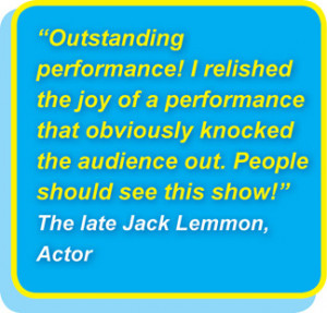 Outstanding performance! I relished the joy of a performance that ...