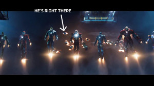 The Avengers 1 6th Scale Iron Man Mark VII Stealth Mode Version