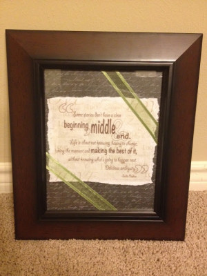 ! Frame one of their favorite quotes with layers of scrapbook paper ...