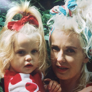 Peaches Geldof and mother Paula Yates