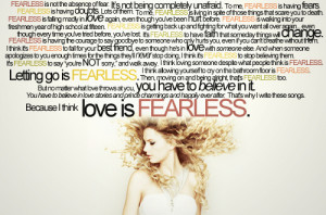 Fearless Love Quotes http://leeleegirl4.wordpress.com/2011/08/07/quote ...