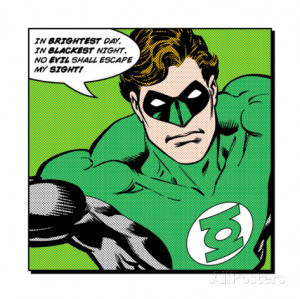 Green Lantern: In Brightest Day, In Blackest Night Art Print