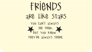 Friends-are-like-stars-Quote-Phrases-Sayings-Vinyl-Sticker-Decal-sma ...