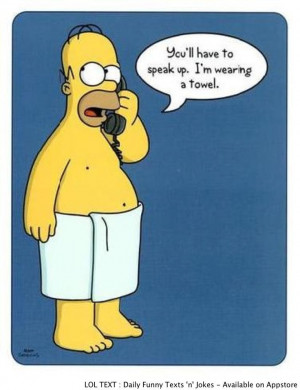 Homer Simpson, Speak Up!!