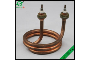 China copper coil immersion tubular heating element supplier