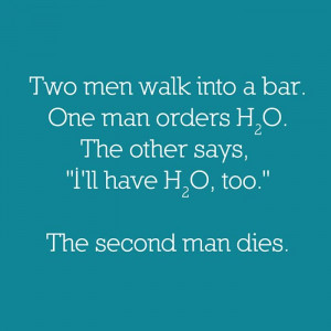 Chemistry Bar Joke